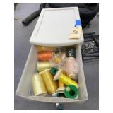 Reds & Oranges Embroidery Thread in Tote