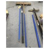 3 Pcs - Push Broom - 4x4ft x 8 Extension Pole