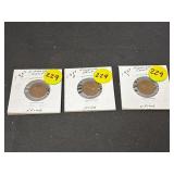 1937-Lincoln Wheat Cents P-D-S Fine