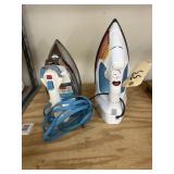2 Irons - Powerspray Steam & Dry & Sunbeam