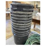 12 Pcs - Plastic Planters 15"H x 23"Dia