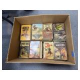 Box of Assorted Paperback Books - Westerns