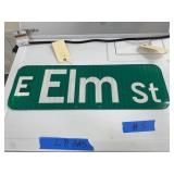 Double Sided Elm Street Sign