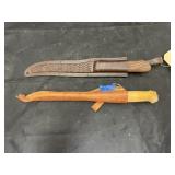 2 Knives in Sheaths