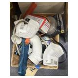 Basket w/PVC Plumbing Supplies - Power Strip