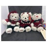 3 - Snowflake Friends Bears w/Tags