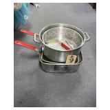 Stainless Steel Pans - Roaster - Fry Baskets