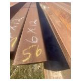 Metal Square Tubing 6"x12"x40