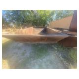 Metal Recycling Bin on Skid 16ft L x 6ft W