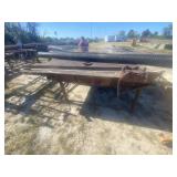 Metal Work Table w/Reed Pipe Vise 8ft L x 6ft W