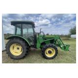 John Deere 593E Lmtd Tractor w/JD 553 Loader