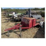 Bumper Pull Single Axle Smoker Trailer