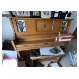 Universal Player Piano w/Bench & Scrolls