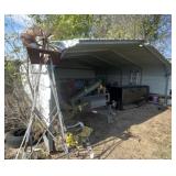 3-Sided Carport 18ft W x 20ft L x 8ft H