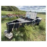 Pintle Hitch 2-Axle Generator Trailer - HD Axles