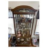 Curio Cabinet - Lighted 30"L x 13"W x 76"H