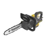 Yardworks 20V 10" Chainsaw - Battery/Charger Incl
