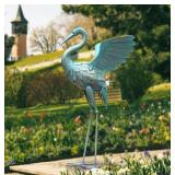 Yard Art 2 Pc.33" Blue Heron Garden Statues