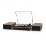 Vinyl Record Player with Dual Stereo Bookshelf Spe