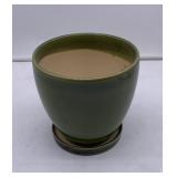 Ceramic Planter for Indoor Plants- 6.8" Round Pla