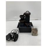 Desktop Water Fountain, Approx. 6" x 5.5" x 8"