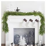 Faux Norfolk Pine Garland, 2 Sets - 6.7Ft Each - G