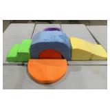 6 pc Soft Foam Toddler Climbing and Building Toys