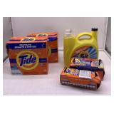 5 Ct Assorted Laundry Lot, 1- Tide Liquid Refreshi
