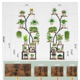 Plant Stand Indoor with Grow Lights - 9 Tiered Woo