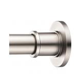 Briofox Industrial Shower Curtain Rod in Satin Nic