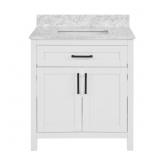 Tuscany Ravenna Vanity w/Natural Carrara Marble Va
