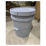 5 Gallon Gray Bucket, Mystery Laundry Detergent