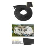 Wiper Seal RV Slide Out Black Rubber 0.50"x2.75"