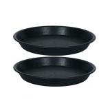 2 Ct 18" Plant Saucer, Large Deep Plastic Plant S
