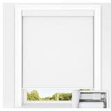 No Drill Blackout Roller Shades for Indoor Window,
