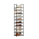 Simple Trending Shoe Rack for Closet 10 Tiers Narr