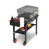 Universal Portable Grill Table with Caddy, Griddle