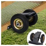 Chicken Coop Tractor Wheel System - Black - For Co