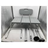 Medline Guardian Transfer Bench with Back - Push B