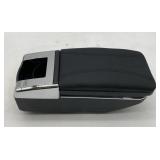 Multipurpose Automobile Armrest Box - Black/Silver
