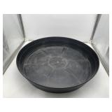 Plastic Flower Pot Base, Black, 25" x 4 1/2"