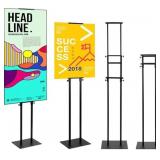 4 Pack Poster Stand, Heavy Duty Adjustable Height,