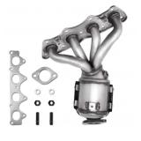 Upgrade Catalytic Converter With Gasket Kit Compat