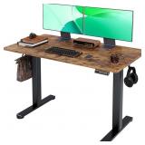 Claiks Electric Standing Desk, 24" x 48" Black