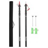 Dreamtrue Tarp Poles, Telescoping, 2 Pole Set, 8.7