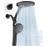 Makefit Drill-Free Dual Shower Head with Handheld