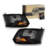 Weelmoto Headlights Compatible with 2009-2012 Dodg