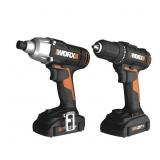 3 Ct. 20V Worx Combo (Includes Cordless Drill Driv