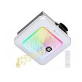 Hawkrown Bathroom Exhaust Fan with Bluetooth Speak