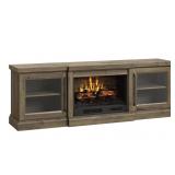 Whalen Stillwater 75" Fireplace Console - Golden